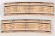 2-Lane Curved Laser-Cut Wood Grade Crossing 2-Pack -- 27-29′ Radius, HO, Blair Line 113