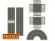 Asphalt Road Set, N, Bachmann Industries 39125