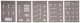 Street Marking Stencils -- 5 Stencils w/43 Symbols, N, Noch Gmbh & Co 34240