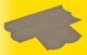 Cobblestone Street T Intersection -- 8-11/16 x 7-11/16′ 22 x 19.5cm, HO, Vollmer Gmbh 48243