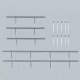 Crash Barriers & 40 Marker Posts, N, Faller Gmbh 272452