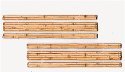 Wood Grade Crossing pkg(2) -- Two Lane 3-9/16′ Long, HOn3, Blair Line 122