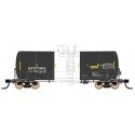 Trinity 19,600-Gallon Tank Car - Ready to Run -- GATX Leasing (Post 2005, black, white, yellow), HO, Intermountain Railway Compa