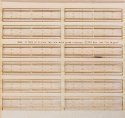Two-Lane Wood Grade Crossing -- Kit (Laser-Cut Wood) pkg(12), N, Blair Line 18
