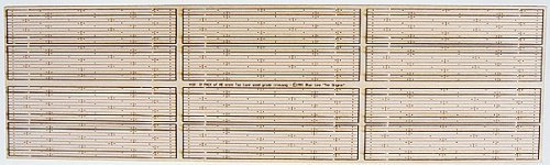 Two-Lane Wood Grade Crossing -- Laser-Cut Wood - Kit pkg(12), HO, Blair Line 118