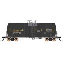Trinity 19,600-Gallon Tank Car - Ready to Run -- Union Tank Car UTLX (Post 2005, black, yellow), HO, Intermountain Railway Compa