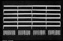 Guard rail set 40/, HO, Preiser Kg 18202