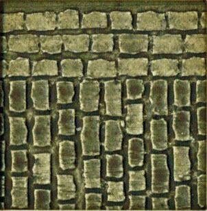 Flexible Roadway - Cobblestone -- Large for HO, S & O Scales, All Scales, Chooch Enterprises 8658