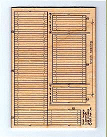 Wood Depot Baggage Cart Crossing, Laser Cut Wood Kit pkg(3), HO, Blair Line 123