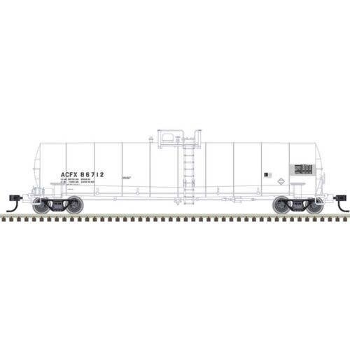 ACF 23,500-Gallon Tank Car - Ready to Run - Master(R) -- ACFX 86712 (white, reporting marks only), N, Atlas Model Railroad Co. 5