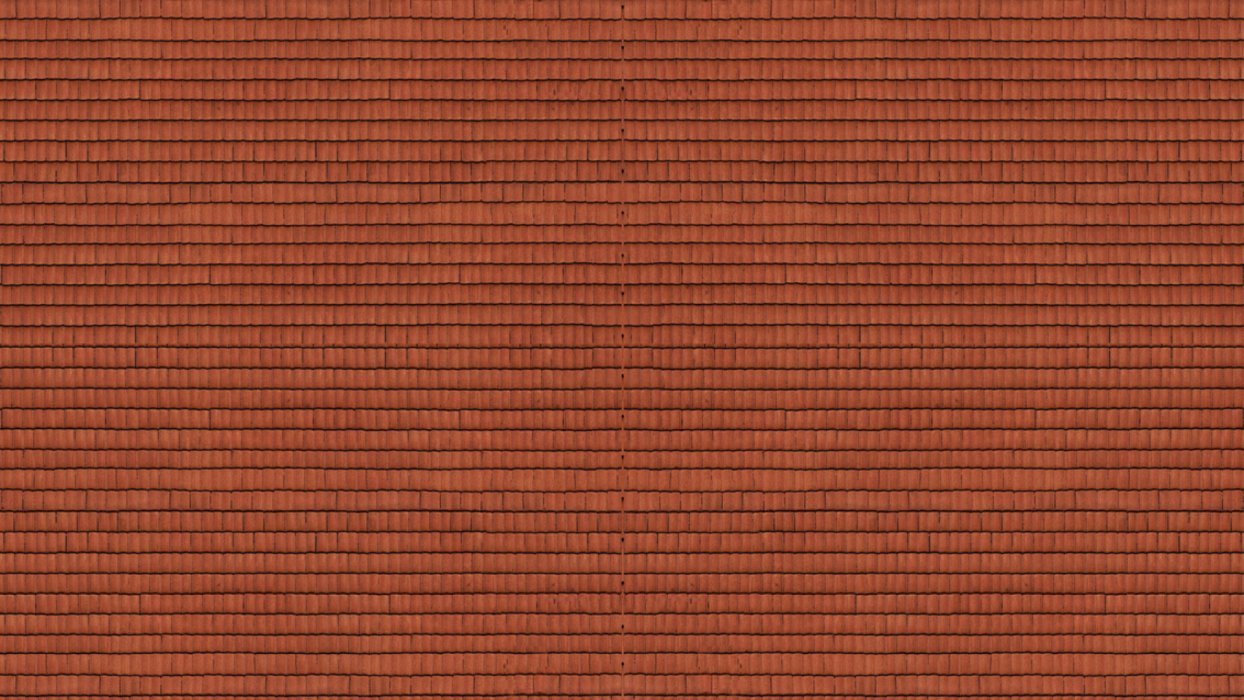 3D Cardboard Sheet “Roof Tile”, red, NOCH 56965