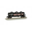40′ 3-Dome Tank Car - Ready to Run - Silver Series(R) -- Protex Industries POAX 1054 (black, red, white), HO, Bachmann Industr