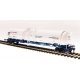 High-Capacity Cryogenic Tank Car 2-Pack - Ready to Run -- Air Liquide (white, blue, red), HO, Broadway Limited Imports 6311