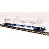 High-Capacity Cryogenic Tank Car 2-Pack - Ready to Run -- Air Liquide (white, blue, red), HO, Broadway Limited Imports 6311