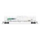 High-Capacity Cryogenic Tank Car - Ready to Run -- Linde (Type A body, white, green, blue), HO, Broadway Limited Imports 8044