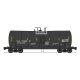 Trinity 19,600-Gallon Tank Car - Ready to Run -- Trinity Industries TILX (black, gray, white, yellow Conspicuity Markings), HO, 