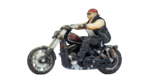 New Chopper ridden by a Biker, NOCH 10903