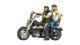 New Chopper with Biker and Pillion, standing, NOCH 10904