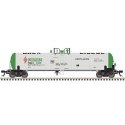 GATX 20,700-Gallon Tank Car - Ready to Run - Master(R) -- Pemex PMEX 5143 (white, green), HO, Atlas Model Railroad Co. 20005401