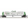GATX 20,700-Gallon Tank Car - Ready to Run - Master(R) -- Pemex PMEX 5143 (white, green), HO, Atlas Model Railroad Co. 20005401