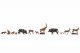 Forest Animals -- pkg(12), HO, NOCH 15745