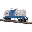 Funnel-Flow Tank Car - 3-Rail - Ready to Run - Premier -- Amstar Domino Sugar ASRX (gray, blue, white), O, Atlas O 3001754