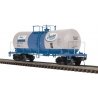 Funnel-Flow Tank Car - 3-Rail - Ready to Run - Premier -- Amstar Domino Sugar ASRX (gray, blue, white), O, Atlas O 3001754