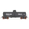 ACF Type 27 Riveted 8,000-Gallon Tank Car - Ready to Run -- Pan-Am Oils SHPX (black, white), HO, Intermountain Railway Company 4