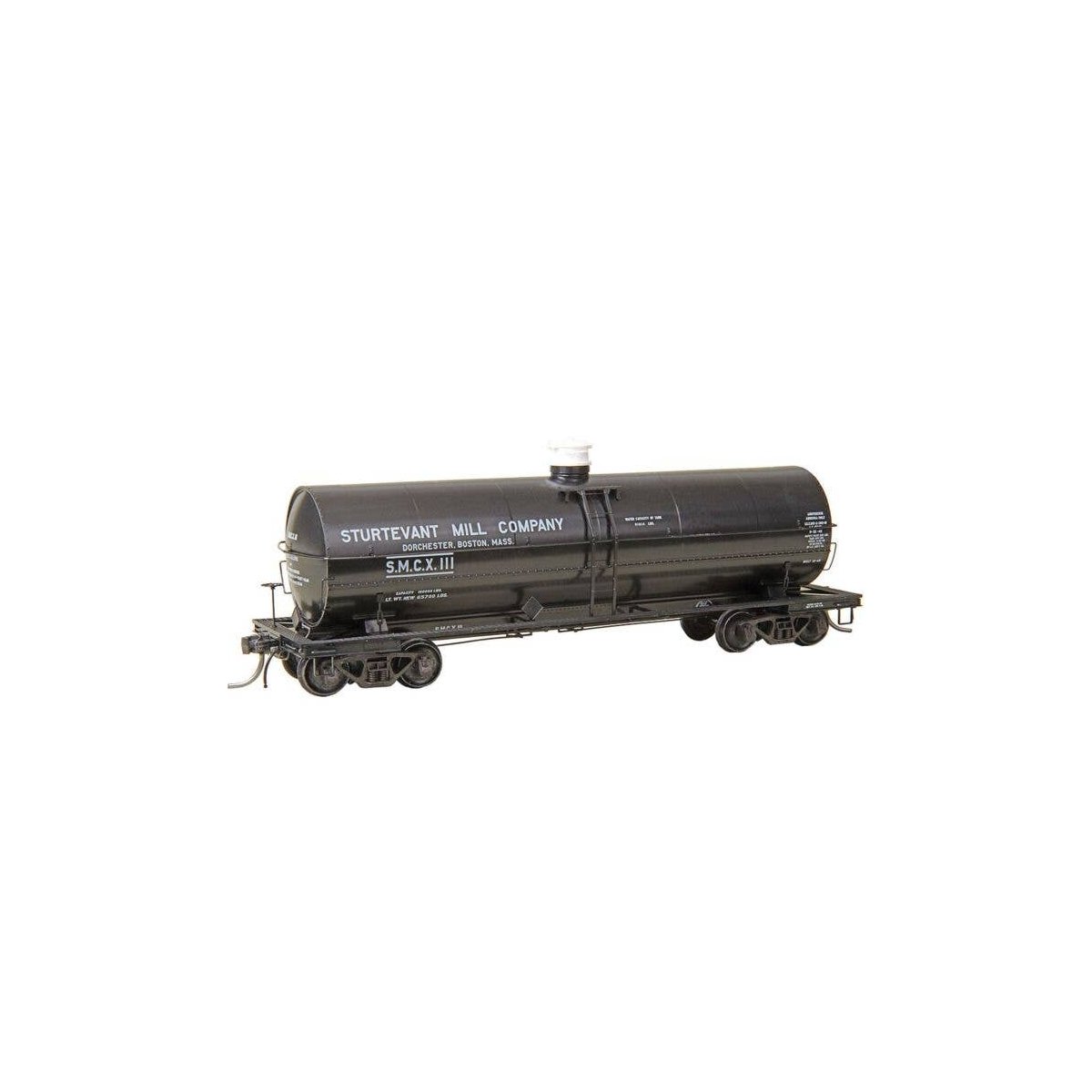 ACF 11,000-Gallon Tank Car - Ready to Run -- Sturtevant Mill 111, HO, Kadee Quality Products 9019