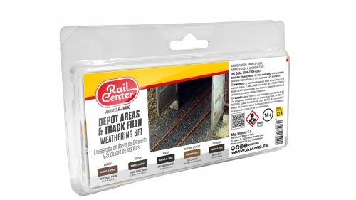 New Depot Areas & Track Filth Weathering Set, NOCH 4603000