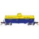 ACF 36` 6` 10,000-Gallon Tank Car - Ready to Run - Silver Series(R) -- Bee Hive Corn Syrup 49101 (yellow, blue), N, Bachmann Ind
