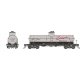 Union Tank Line X-3 8,000-Gallon Tank Car 6-Pack - Ready to Run -- Skellysolve UTLX 1 (silver, black, red), HO, Rapido Trains In