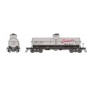 Union Tank Line X-3 8,000-Gallon Tank Car 6-Pack - Ready to Run -- Skellysolve UTLX 1 (silver, black, red), HO, Rapido Trains In