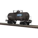 8,000-Gallon Tank Car - 2-Rail - Ready to Run - Premier -- CGTX (black, blue, white), O, Atlas O 3002629