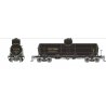 Union Tank Line X-3 8,000-Gallon Tank Car - Ready to Run -- Union Tank Line UTLX Set 2 (1927 Scheme, black, yellow), HO, Rapido 