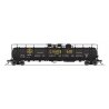High-Capacity Cryogenic Tank Car 2-Pack - Ready to Run -- Canadian Liquid Air (black, yellow, white), HO, Broadway Limited Impor