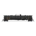 High-Capacity Cryogenic Tank Car 2-Pack - Ready to Run -- Union Tank Car UTLX (black, yellow), HO, Broadway Limited Imports 8038