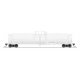 High-Capacity Cryogenic Tank Car - Ready to Run -- Body Type B, Painted, Unlettered (white), HO, Broadway Limited Imports 8049