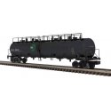 20,000-Gallon 4-Compartment Tank Car - 2-Rail - Ready to Run - Premier -- Cargill (black, green), O, Atlas O 3002292