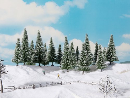 % SALE % Snowy Fir Trees, NOCH 24681