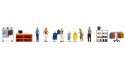 Themed Figures Set "Fashion Shop", NOCH 16241
