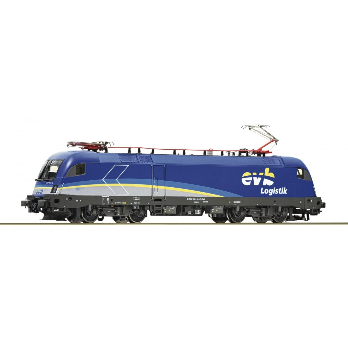 Electric locomotive -- Elektrolokomotive -- 182 912-6 - EVB - HO - Roco Fleischmann 70524