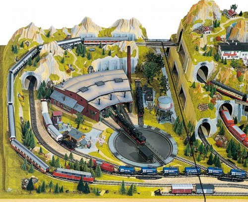 “Turntable” Left Extension Layout, NOCH 80120
