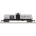 ACF 17,360-Gallon Tank Car - Ready to Run - Master(R) -- Stauffer Chemical ACFX 85273 (gray, white, black), N, Atlas Model Railr