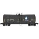 Trinity 19,600-Gallon Tank Car - Ready to Run -- Archer-Daniels-Midland DMIX (black, blue, Leaf Logo, yellow conspicuity mark, H
