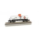 ACF 36` 6` 10,000-Gallon Tank Car - Ready to Run - Silver Series(R) -- Clark Oil Refinery GATX, N, Bachmann Industries 17857