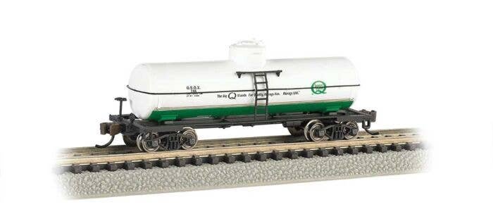 ACF 36` 6` 10,000-Gallon Tank Car - Ready to Run - Silver Series(R) -- Quaker State, N, Bachmann Industries 17858