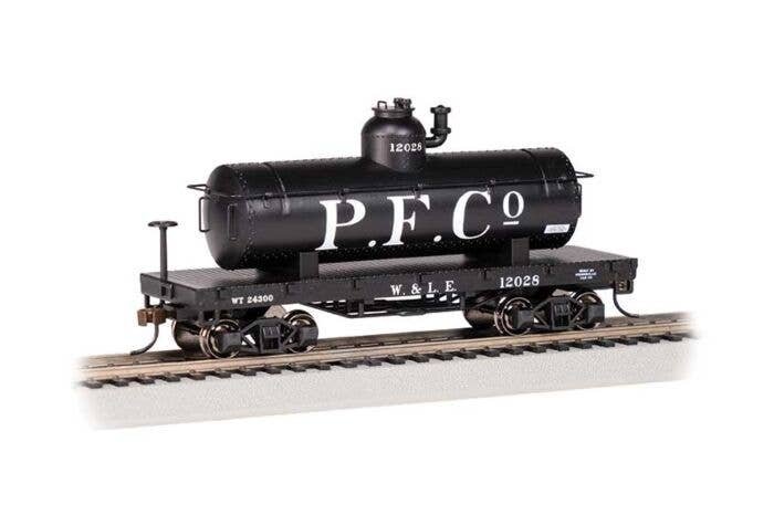 Old-Time Tank Car - Ready to Run - Silver Series(R) -- Wheeling & Lake Erie 129, HO, Bachmann Industries 72107