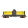 ACF Type 27 Riveted 8,000-Gallon Tank Car - Ready to Run -- Franklin Oil GRYX (yellow, black), HO, Intermountain Railway Company