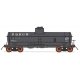 ACF Type 27 Riveted 8,000-Gallon Tank Car - Ready to Run -- Denver & Rio Grande Western (black, Reporting Marks Only), HO, Inter